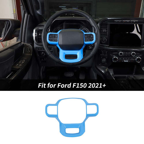 For 2021+ Ford F150 Steering Wheel Cover Trim