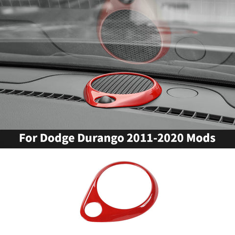 For 2011-2020 Dodge Durango Center Console Speaker Horn Cover Trim Ring