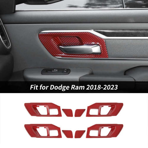 Interior Door Handle Bowl Cover Trim For Dodge Ram 1500 2018-2023 Accessories｜CheroCar