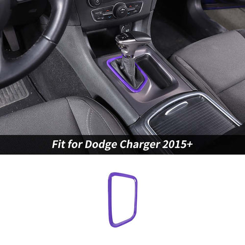 Gear Shifter Trim Cover Frame Bezel For Dodge Charger 2015+ Accessories | CheroCar