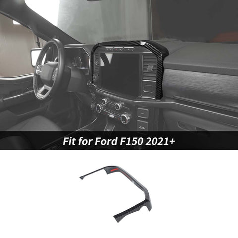 Central Control Navigation Cover Trim Frame For Ford F150 2021+ Accessories | CheroCar