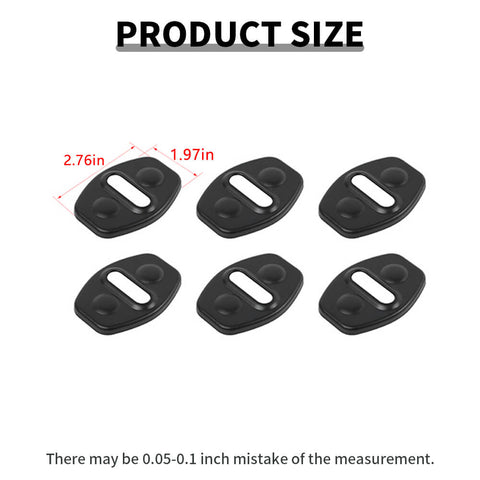 For 2021+ Ford Bronco 6 x Door Lock Protect Cover Buckle Trim Decor 4Door