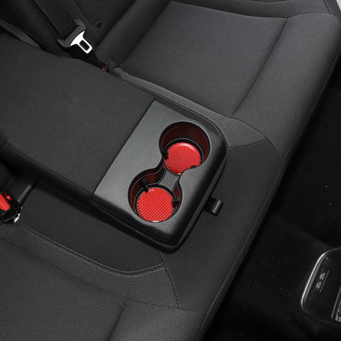 Front & Rear Water Cup Holder Pad Decor Cover For Dodge Charger 2011+ Accessories | CheroCar