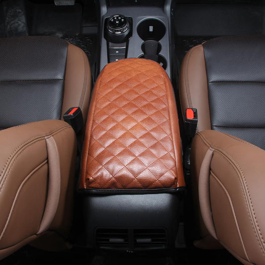 Center Console Armrest Box Cover Pad Protect Leather For Ford Bronco Sport 2021+ Accessories | CheroCar