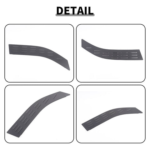 For 2018+ Dodge RAM Front Rear Window Glass Louver Ventilation Panel Air Vent Plate