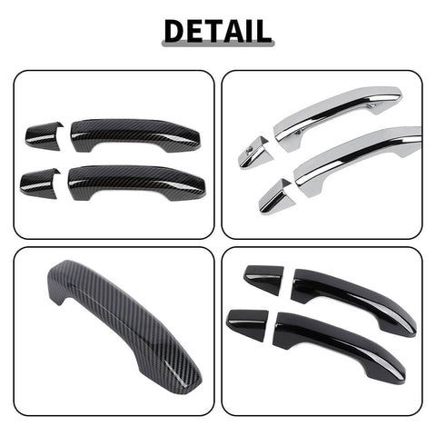 For 2023+ Chevy Colorado/MC-CANYON/2019+ Silverado/GMC-SIERRA Car Door Handles Cover Trim Shell