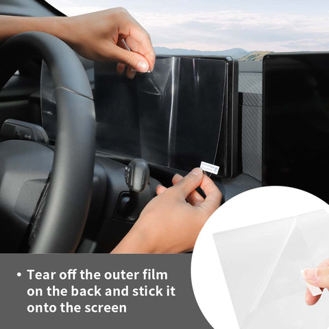 For 2024+ Ford Mustang Navigation & Instrument Panel Touch Screen Protector Film