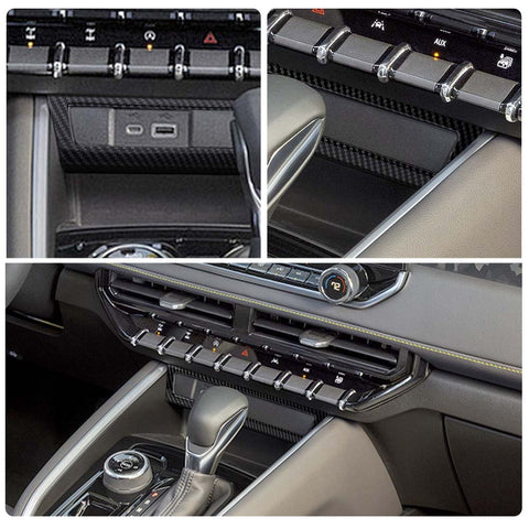 For 2023+ Chevy Colorado/GMC-CANYON Center Console USB Port Socket Panel Frame Trim Cover