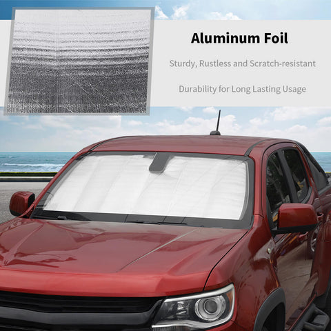 For 2014-2022 Chevy Colorado/GMC-CANYON Front Windshield Sunshade UV Protector Sun Shade Visor
