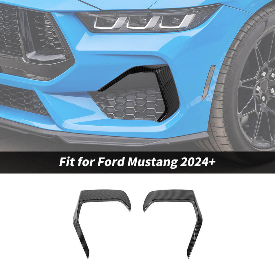 For 2024+ Ford Mustang Font Side Bumper Grille Cover Trim