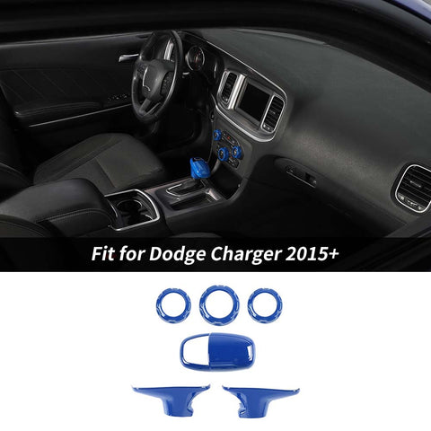 Gear Lever Trim/Air Conditioner Switch Panel Trim For Dodge Charger/Challenger 2015+ Accessories | CheroCar