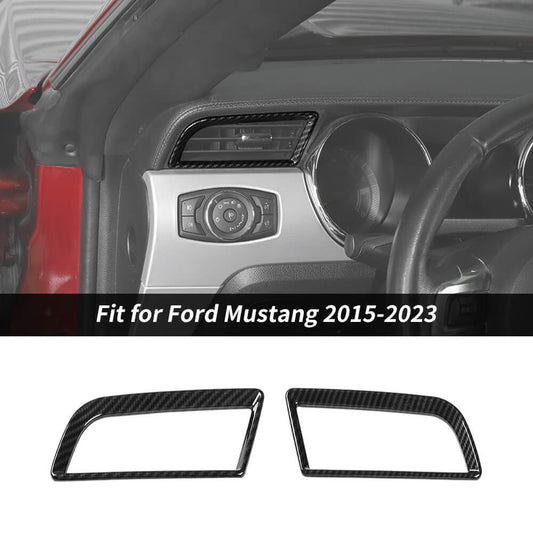 For 2015-2023 Ford Mustang Dashboard Side Air Condition Vent Trim Cover