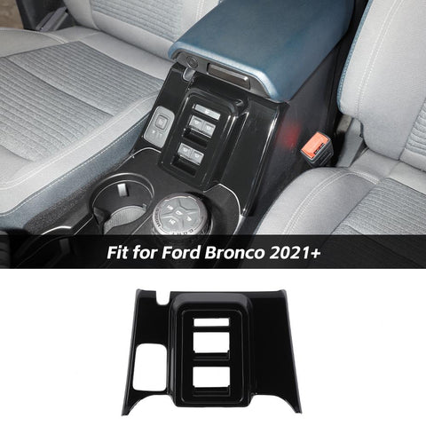 Window Switch Button Panel Cover Trim Frame For Ford Bronco 2021+ 4-Door Accessories | CheroCar