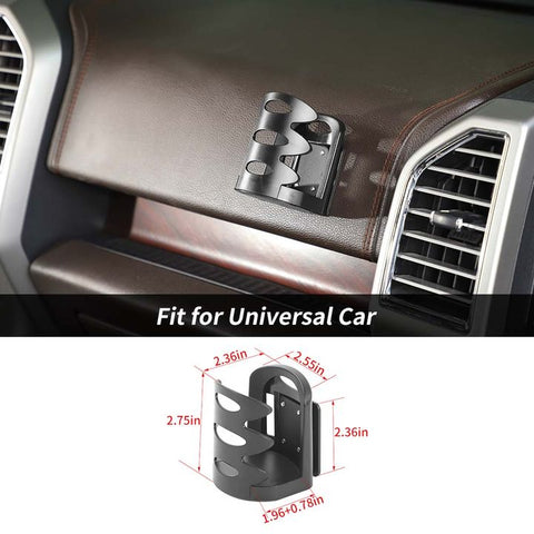 Multi-functional Practical Water Cup Holder For Universal Car Black Accessories | CheroCar