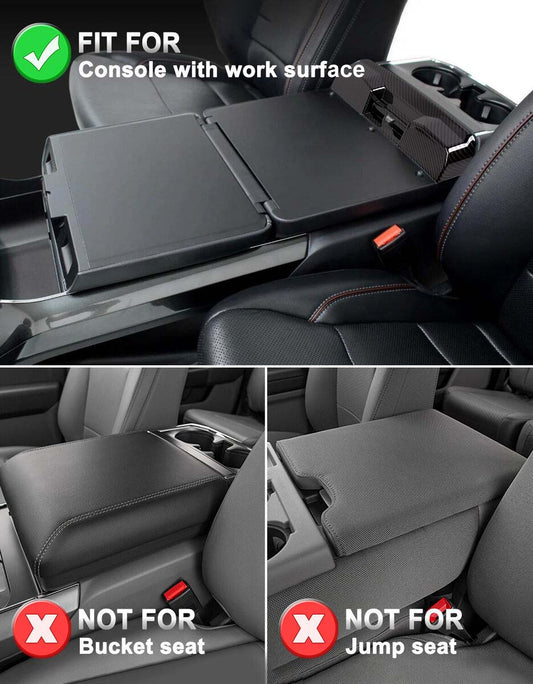 For 2021+ Ford F150 Armrest Box Decoration Trim Cover