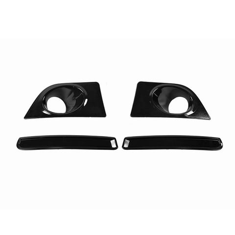 For Ford Mustang 2010-2014 Mustang Front Fog Iight Trim Black