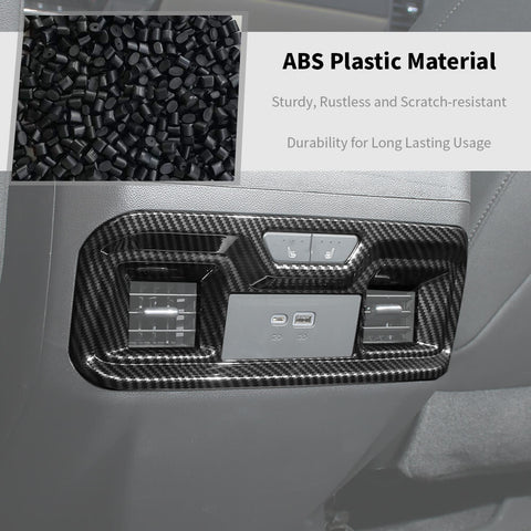 For 2022+ Chevrolet Silverado/GMC Sierra Rear Air Vent Outlet Panel Cover Trim B Style