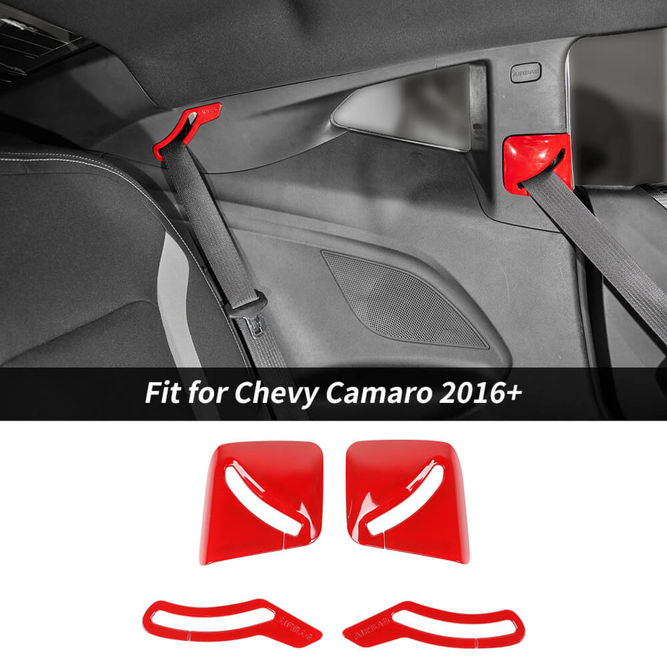 For 2016+ Chevy Camaro Seat Belt Buckle Decor Cover Trim Bezels