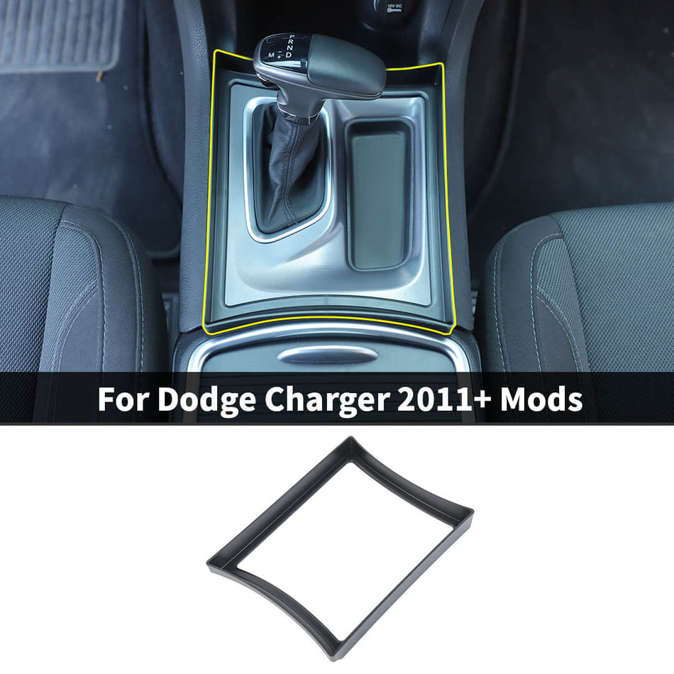 For 2011+ Dodge Charger Center Console Gear Shift Storage Box Organizer Tray