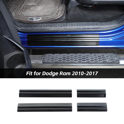 Inner Door Entry Sill Guards Plate Protector For Dodge Ram 2010-2017 Accessories | CheroCar