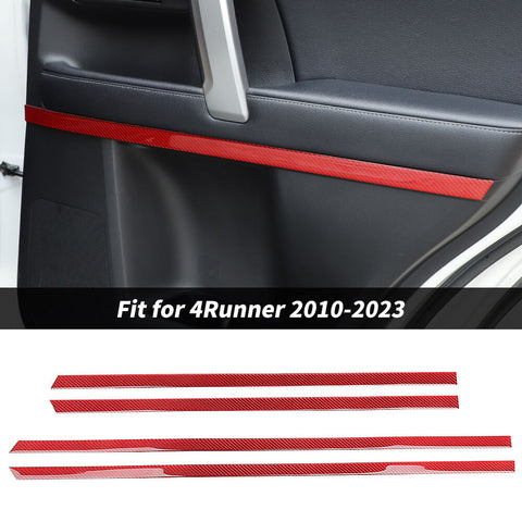 For 2010-2023 Toyota 4Runner Interior Door Decorative Strips Cover