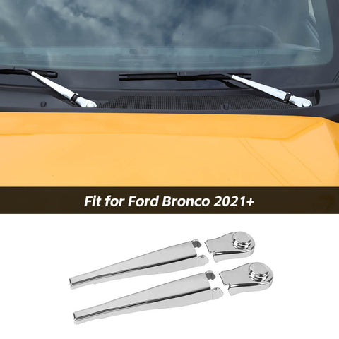 Front Windshield Rain Wiper Blade Cover Trim For Ford Bronco 2021+ Accessories | CheroCar