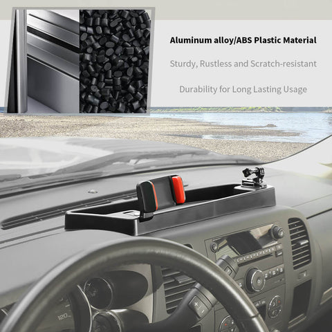 For 2007-2013 Chevy Silverado Center Console Phone Holder Stand Storage Box