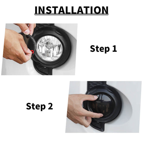 For 2014-2023 Toyota 4Runner Front Fog Light Lamp Decoration Cover Trim