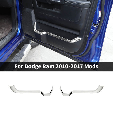For 2010-2017 Dodge RAM Interior Front Door Storage Box Cover Trim Strips