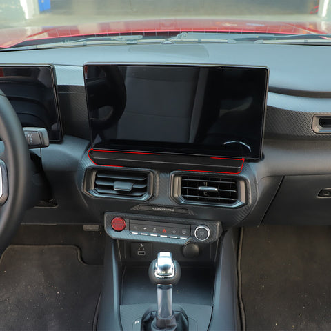 For 2024+ Ford Mustang Center Console Under Display Screen Storage Box Organizer