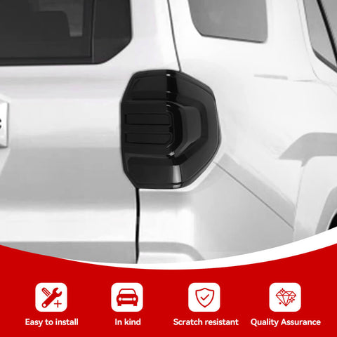 For 2024+ 4Runner Smoked Black Rear Taillight Lamp Cover Guard Trim