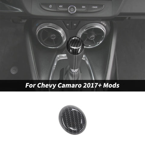 For 2017+ Chevrolet Camaro Gear Shift Knob Head Cover Trim