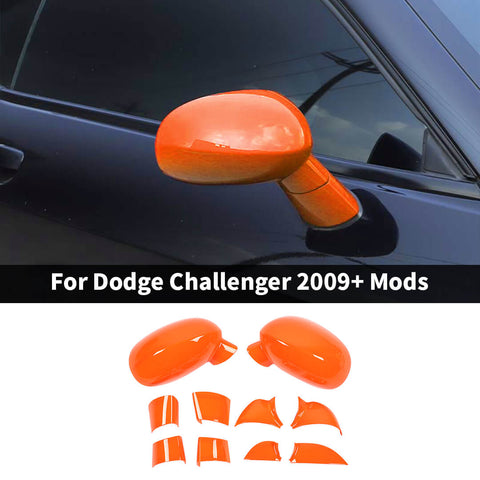 For 2009+ Dodge Challenger Side Rearview Mirror Trim Cover