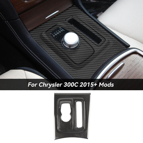 For 2015+ Chrysle 300/300C Center Console Gear Shift Panel Cover Trim