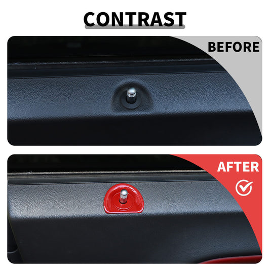 For 2009-2014 Dodge Challenger Interior Car Door Lock Pin Cover Trim