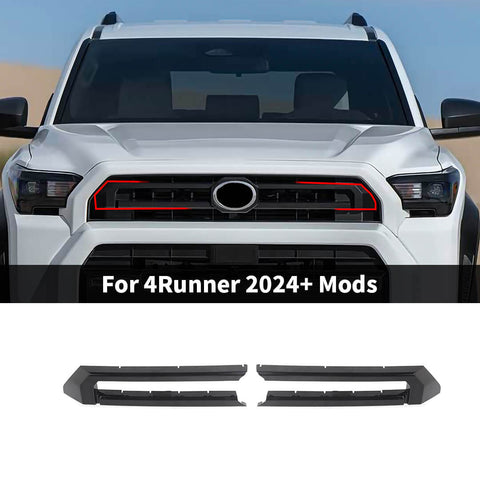 For 2024+ 4Runner Front Middle Grille Inserts Bezel Cover Trim
