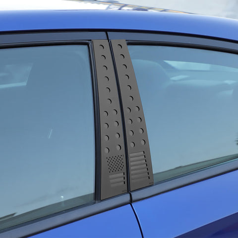 For 2011+ Dodge Charger Car Window Center Pillar Panel Cover Trim