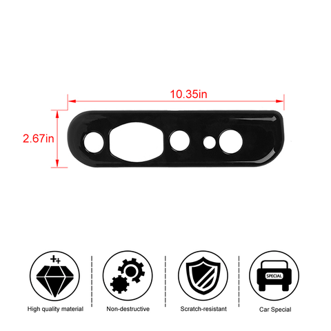 Trunk Tailgate Latch Door Lock Panel Cover For Ford Bronco 2021+ Accessories | CheroCar