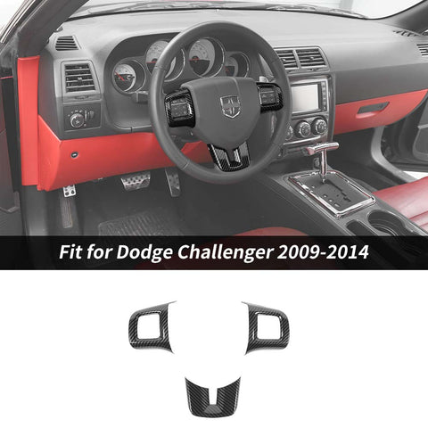 Interior Trim Full Set Available Separately Carbon Fiber For Dodge Challenger 2009-2014 Accessories | CheroCar