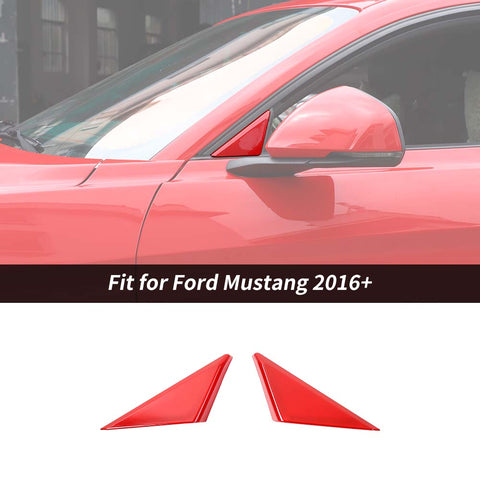 Front Door Window A Pillar Triangle Cover Trim For Ford Mustang 2016+｜CheroCar