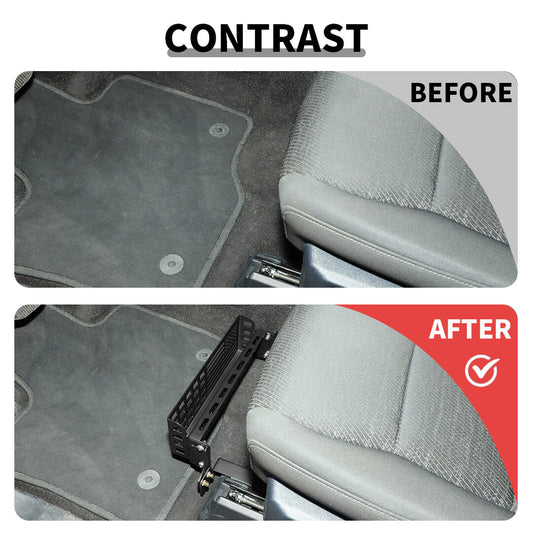 For Ford 2015+ F150 & 2017+ F250/F350/F450 Front Under Seat Storage Box Tray Organizer