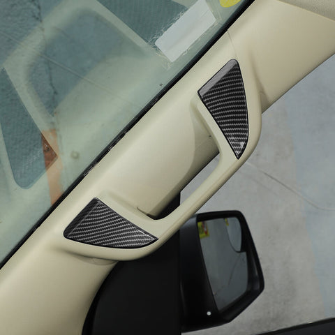 For 2018+ Dodge RAM A-pillar Grab Handle Cover Trim Sticker