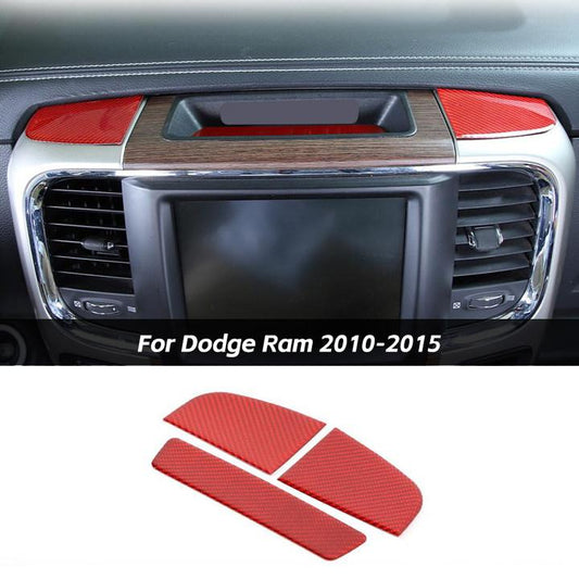 Center Console Armrest Storage Box Pad Mat Trim For Dodge Ram 2010-2015 Accessories | CheroCar