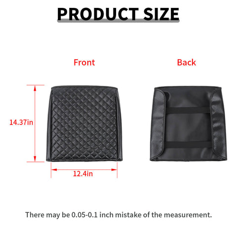 For 2021+ Ford F150 Leather Center Console Armrest Box Pad Cover Protector