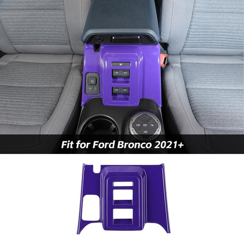 Window Switch Button Panel Cover Trim Frame For Ford Bronco 2021+ 4-Door Accessories | CheroCar