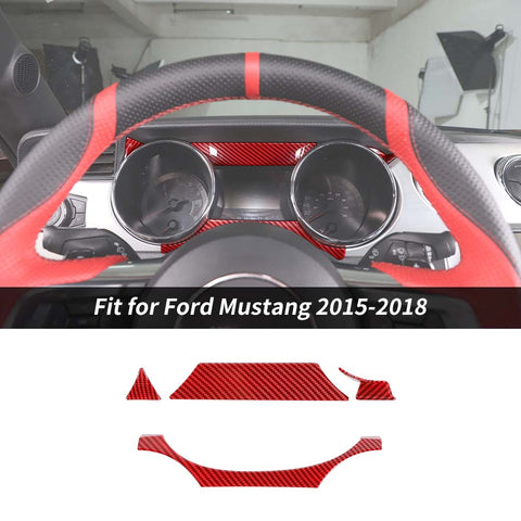 Inner Dashboard Panel Strip Decor Cover Trim For Ford Mustang 2015-2018 Accessories | CheroCar