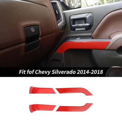 For 2014-2018 Chevy Silverado 1500 & GMC Sierra 1500 Inner Door Handle Panel Cover Trim