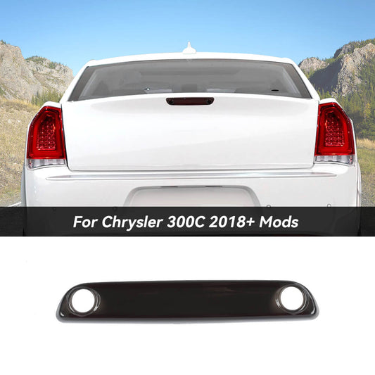For 2011+ Chrysle 300/300C Smoked Black Rear Brake High Light Panel Cover Trim Bezel