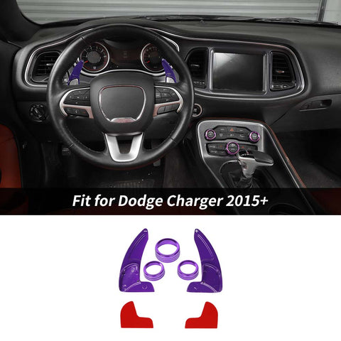 Shift Paddle/Air Condition Sound Switch Ring For Dodge Charger/Challenger 2015+ Accessories | CheroCar