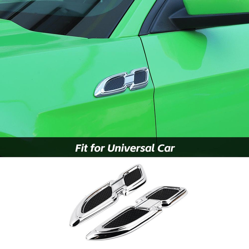 For Universal Car Front Hood Air Vent Outlet Fender Trim Cover